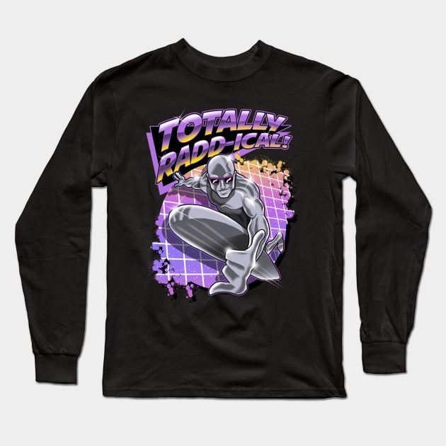 Totally Radd-ical! Long Sleeve T-Shirt by ClayGrahamArt